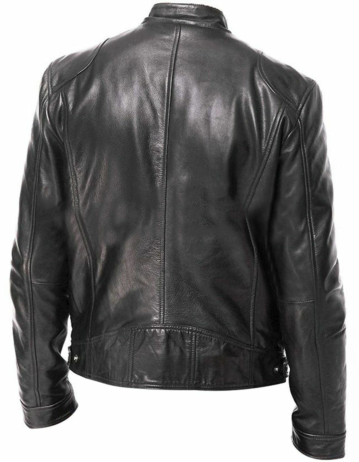 Trendy Slim Fit PU Leather Jacket | Comfortable Jacket | Super Trendz