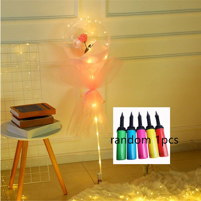 LED Luminous Balloon Rose Bouquet | Gift for Special One |Super Trendz