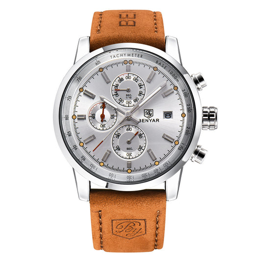 BENYAR Luxury Men’s Quartz Watch | Stylish & Durable | Super Trendz