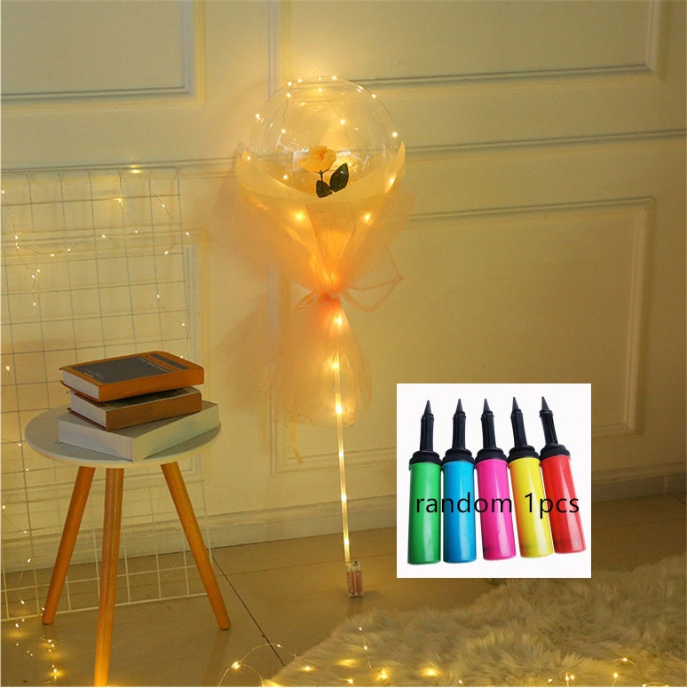 LED Luminous Balloon Rose Bouquet | Gift for Special One |Super Trendz