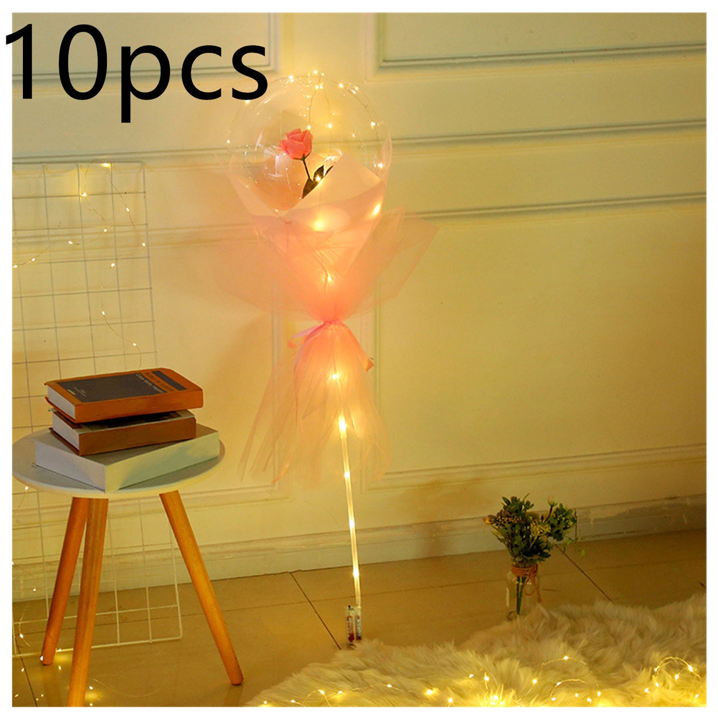 LED Luminous Balloon Rose Bouquet | Gift for Special One |Super Trendz