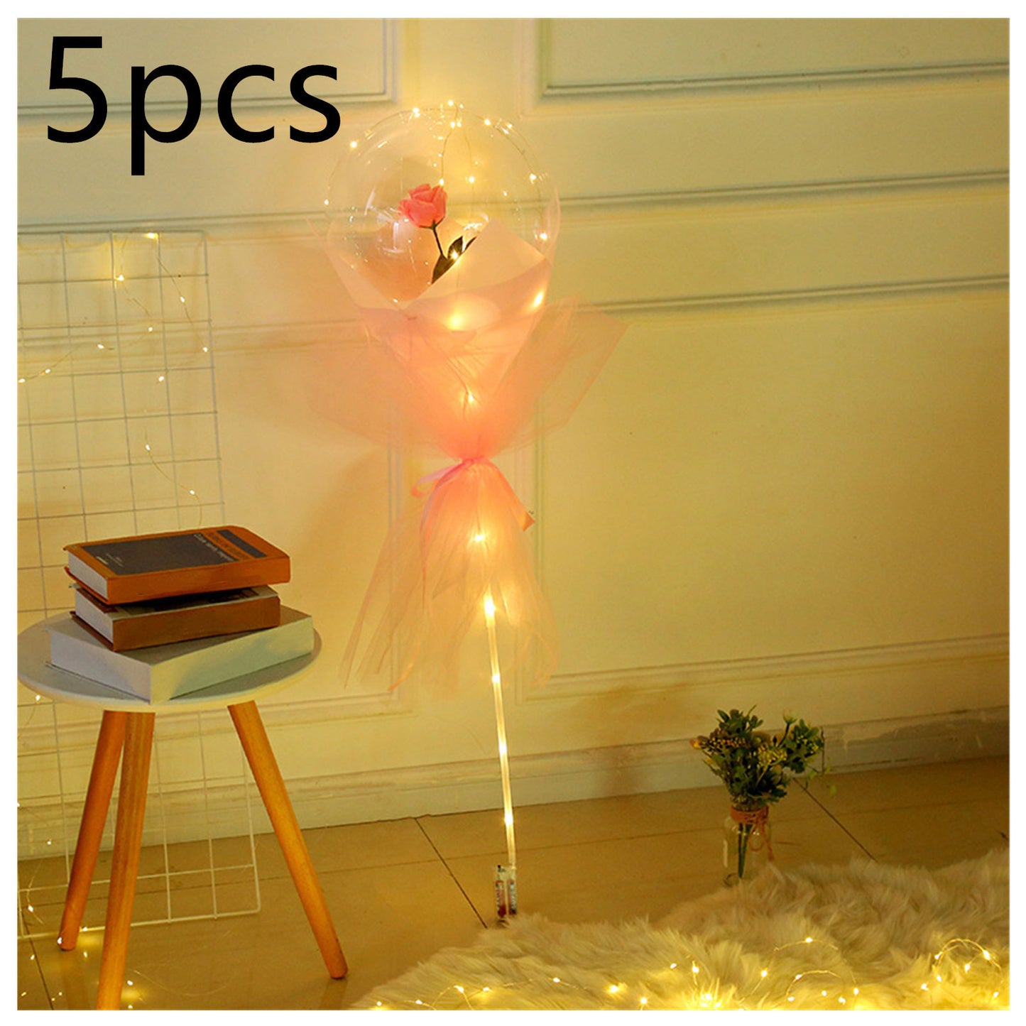 LED Luminous Balloon Rose Bouquet | Gift for Special One |Super Trendz