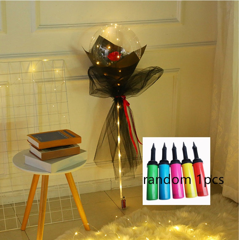 LED Luminous Balloon Rose Bouquet | Gift for Special One |Super Trendz