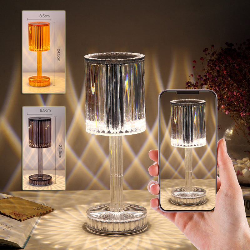 Crystal Table Lamp | Romantic LED Light for Home Décor | Super Trendz