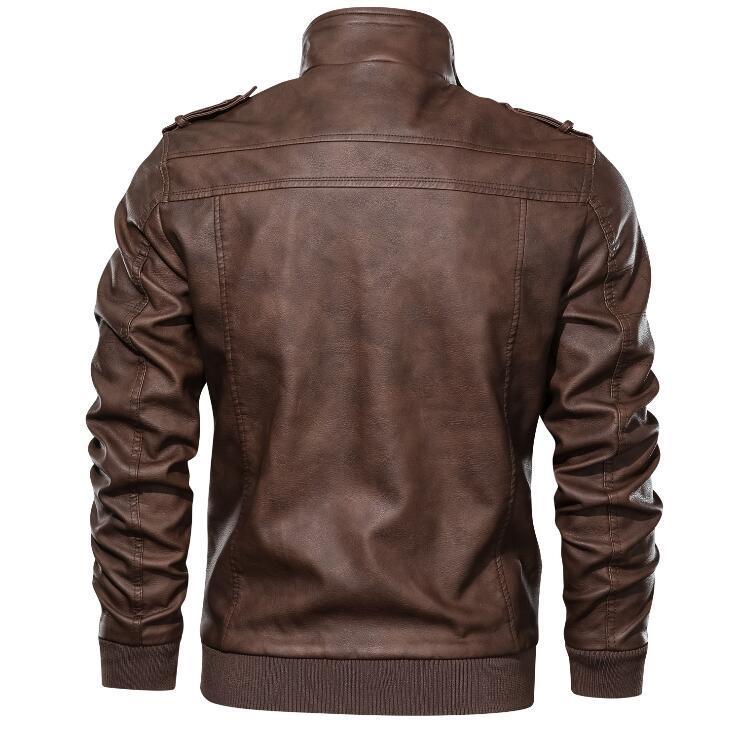 Trendy Hoodless PU Leather Jacket | Premium Quality Coat |Super Trendz