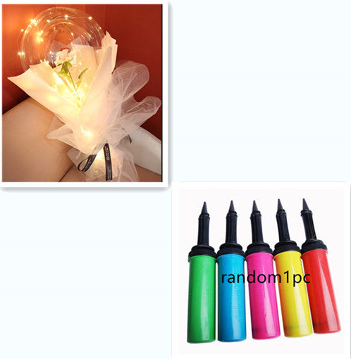 LED Luminous Balloon Rose Bouquet | Gift for Special One |Super Trendz