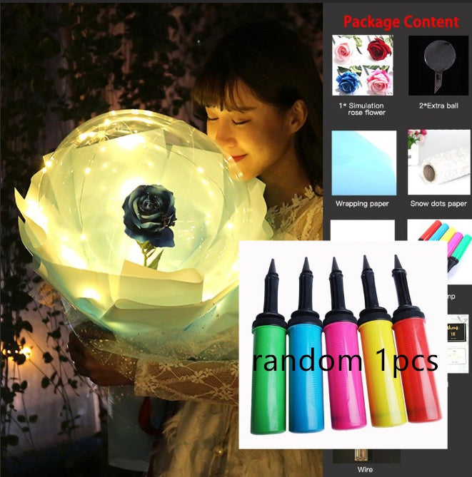 LED Luminous Balloon Rose Bouquet | Gift for Special One |Super Trendz