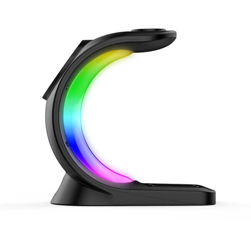 4-in-1 Magnetic Wireless Charger with Atmosphere Light | Super Trendz