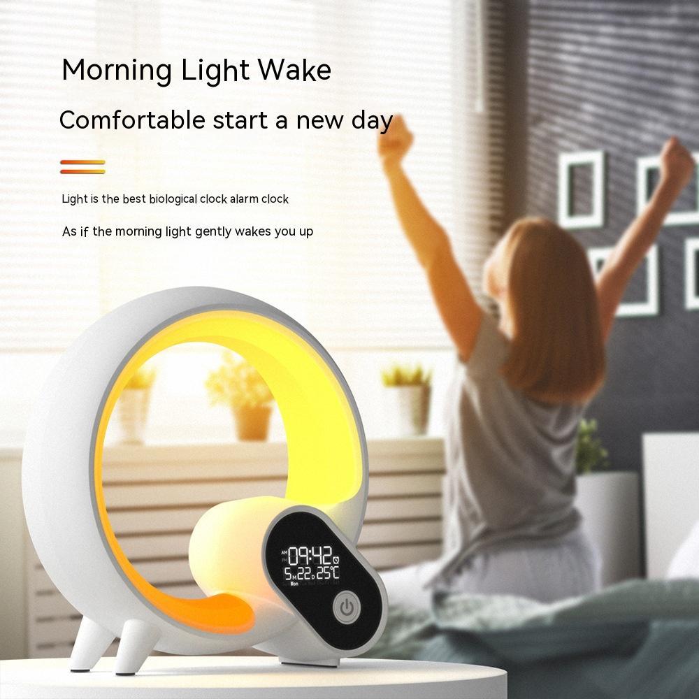 Creative Q Light Alarm Clock| Bluetooth Audio & Lighting| Super Trendz