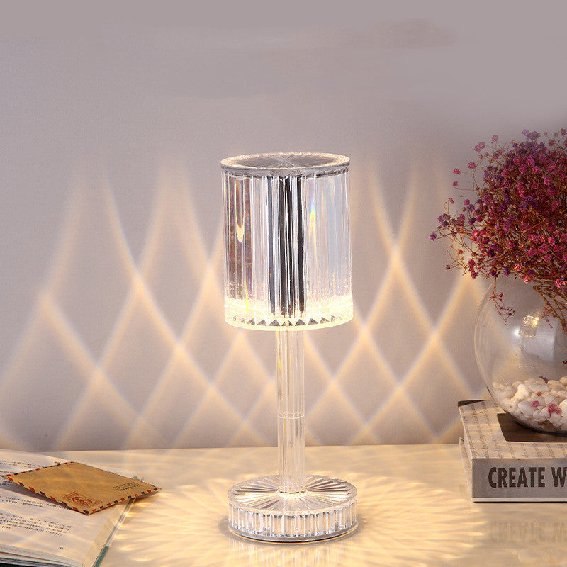 Crystal Table Lamp | Romantic LED Light for Home Décor | Super Trendz