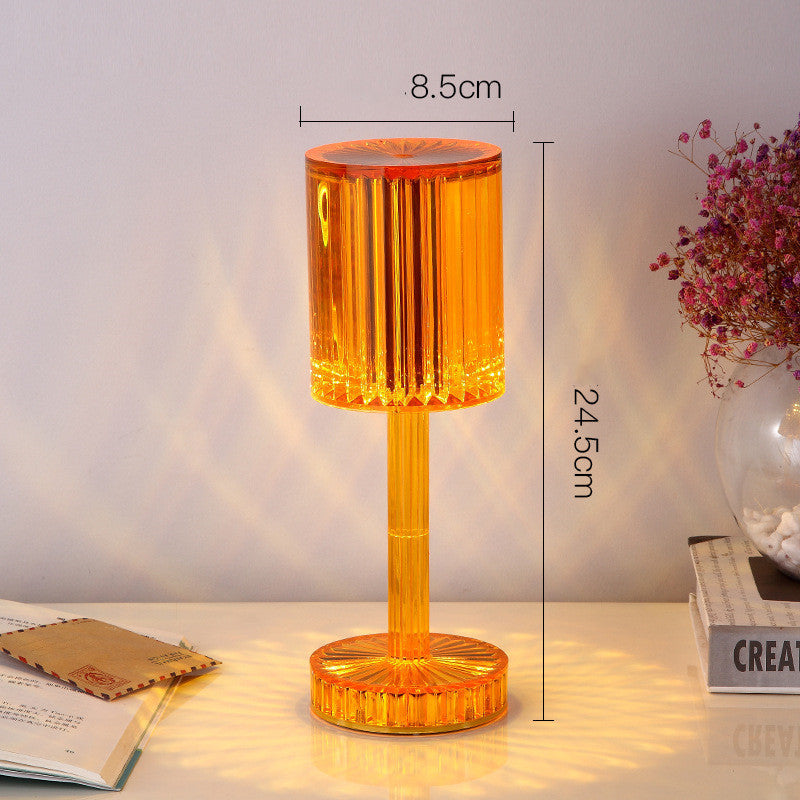 Crystal Table Lamp | Romantic LED Light for Home Décor | Super Trendz