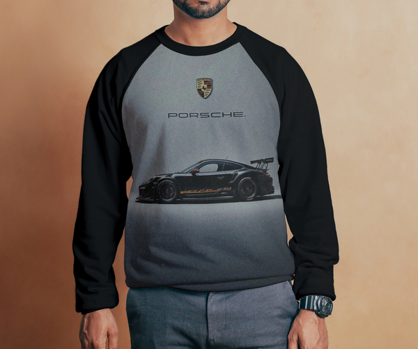 Porsche Car Graphic Sweatshirt – Luxury Sports Car | Super Trendz