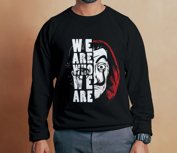 Money Heist Sweatshirt – Graphic Sweatshirt Pullover | Super Trendz