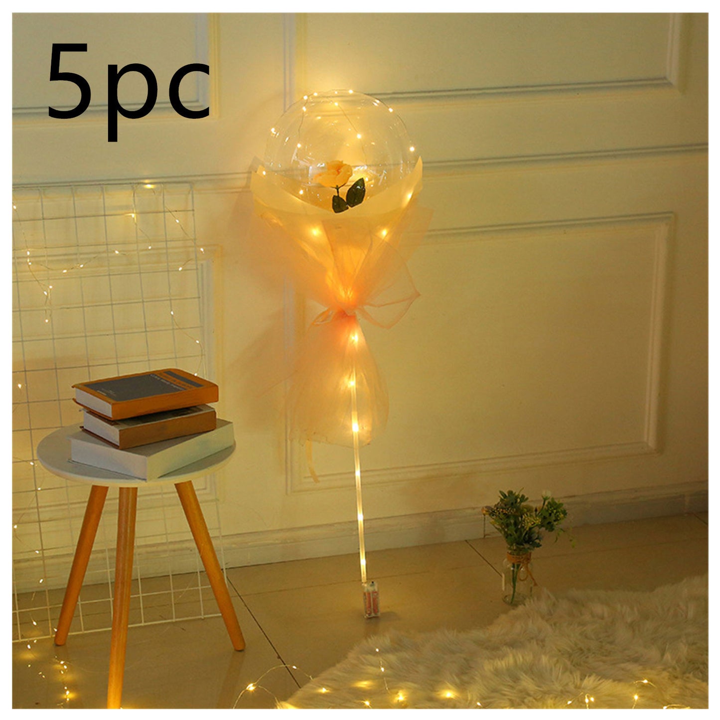 LED Luminous Balloon Rose Bouquet | Gift for Special One |Super Trendz