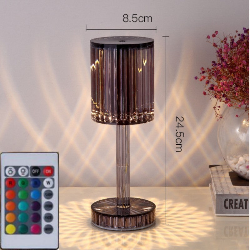 Crystal Table Lamp | Romantic LED Light for Home Décor | Super Trendz