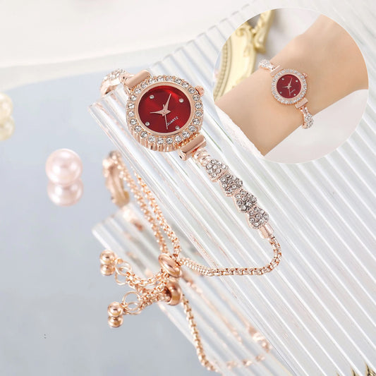 Fashion Luxury Women's Watch Gold Fine Strap Ladies Watch For Bracelet Female Wrist Watch Women Clock Fashion Jewelry