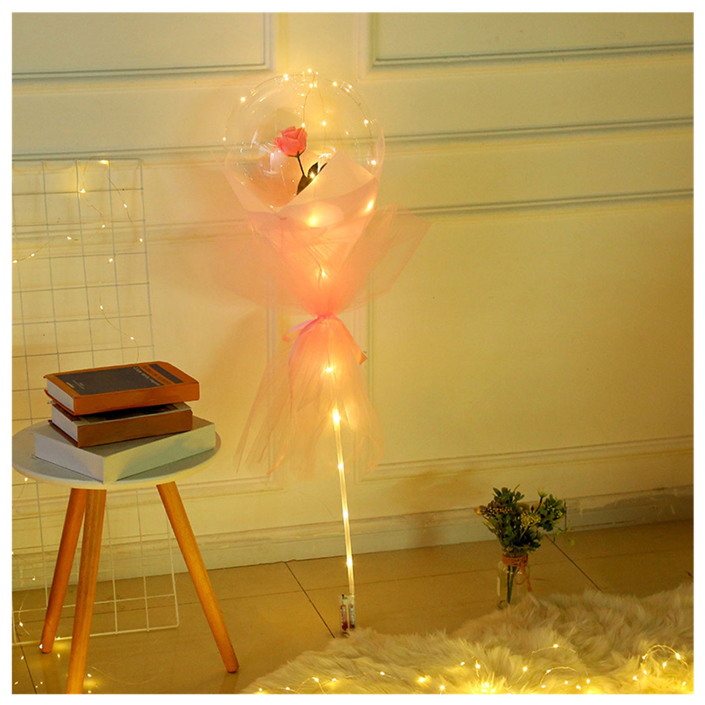 LED Luminous Balloon Rose Bouquet | Gift for Special One |Super Trendz