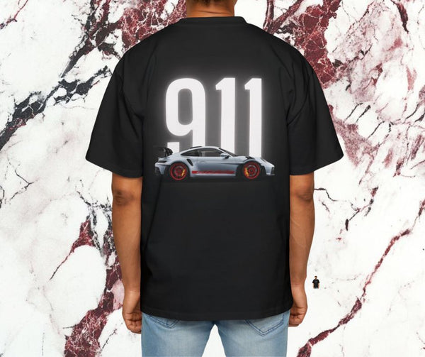 Porsche Drop Shoulder T-Shirt – Premium Black Tee | Super Trendz