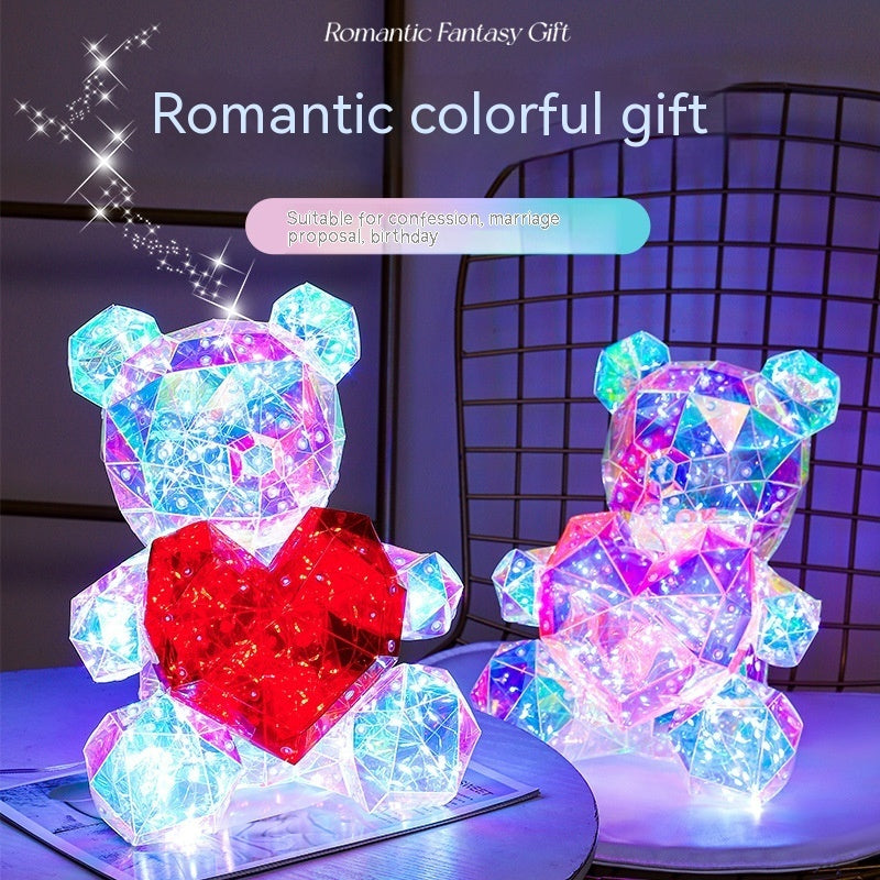 Colorful Luminous Bear Gift |Birthday & Decoration Piece |Super Trendz