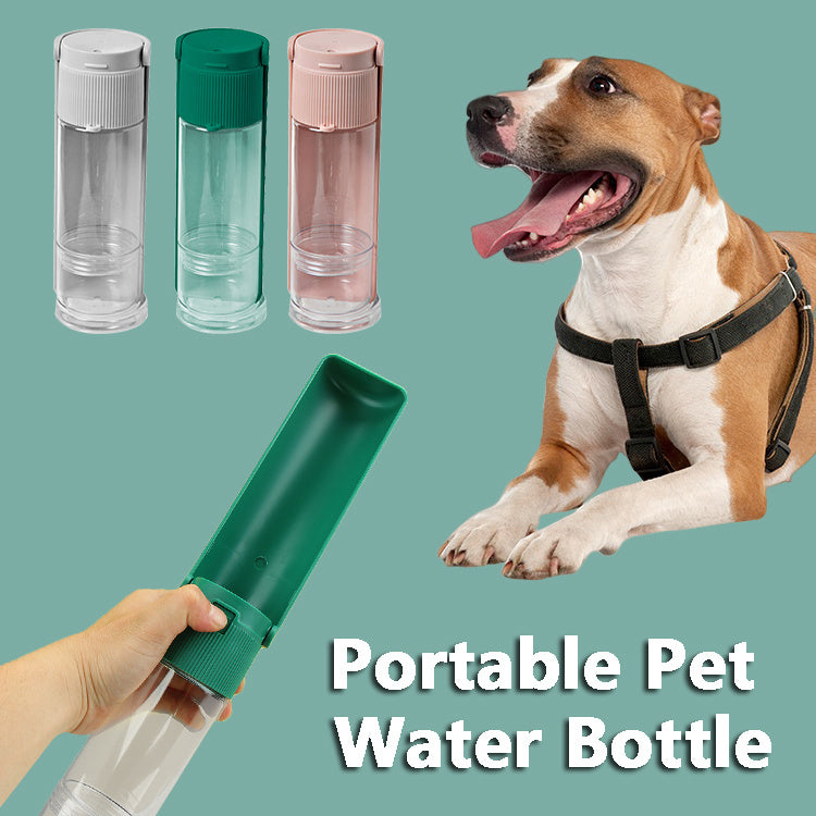 Portable Pet Water Bottle & Bowl | For Dogs & Cats | Super Trendz