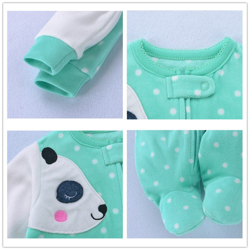 Soft Fleece Baby Girl Rompers | Cozy & Adorable Outfit | Super Trendz