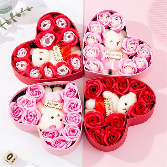 Heart-Shaped Rose Gift Box | Perfect for Any Occasion | Super Trendz