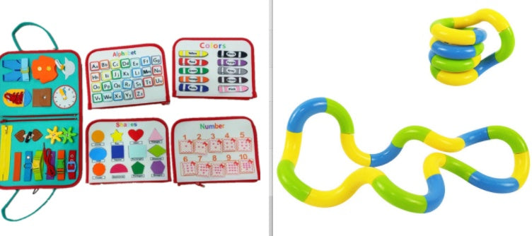 New Busy Book | Interactive Sensory Learning Toy | Super Trendz