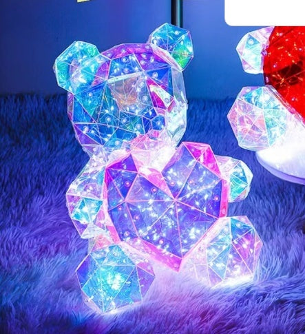 Colorful Luminous Bear Gift |Birthday & Decoration Piece |Super Trendz