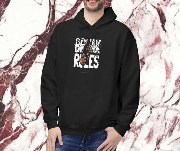 Bronx Rules Graphic Black Hoodie | Super Trendz