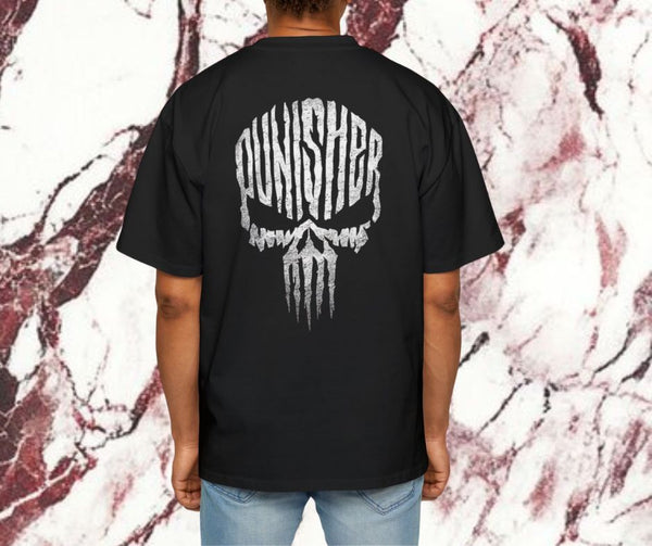 Punisher Skull Drop Shoulder T-Shirt | Oversized Shirt | Super Trendz