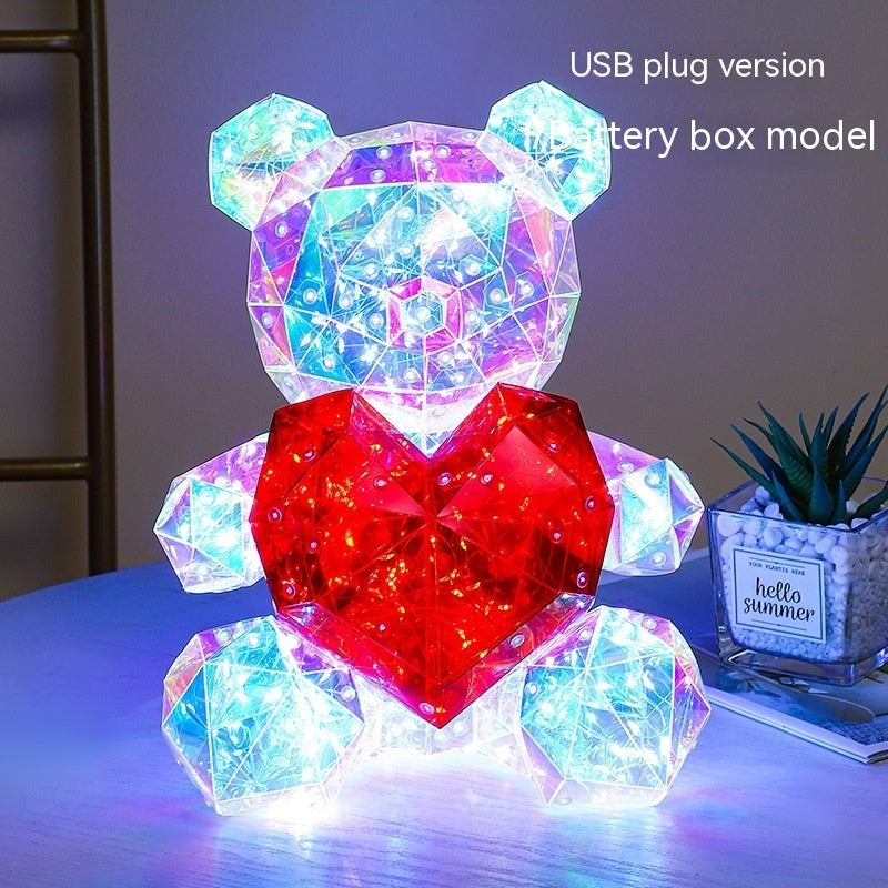 Colorful Luminous Bear Gift |Birthday & Decoration Piece |Super Trendz