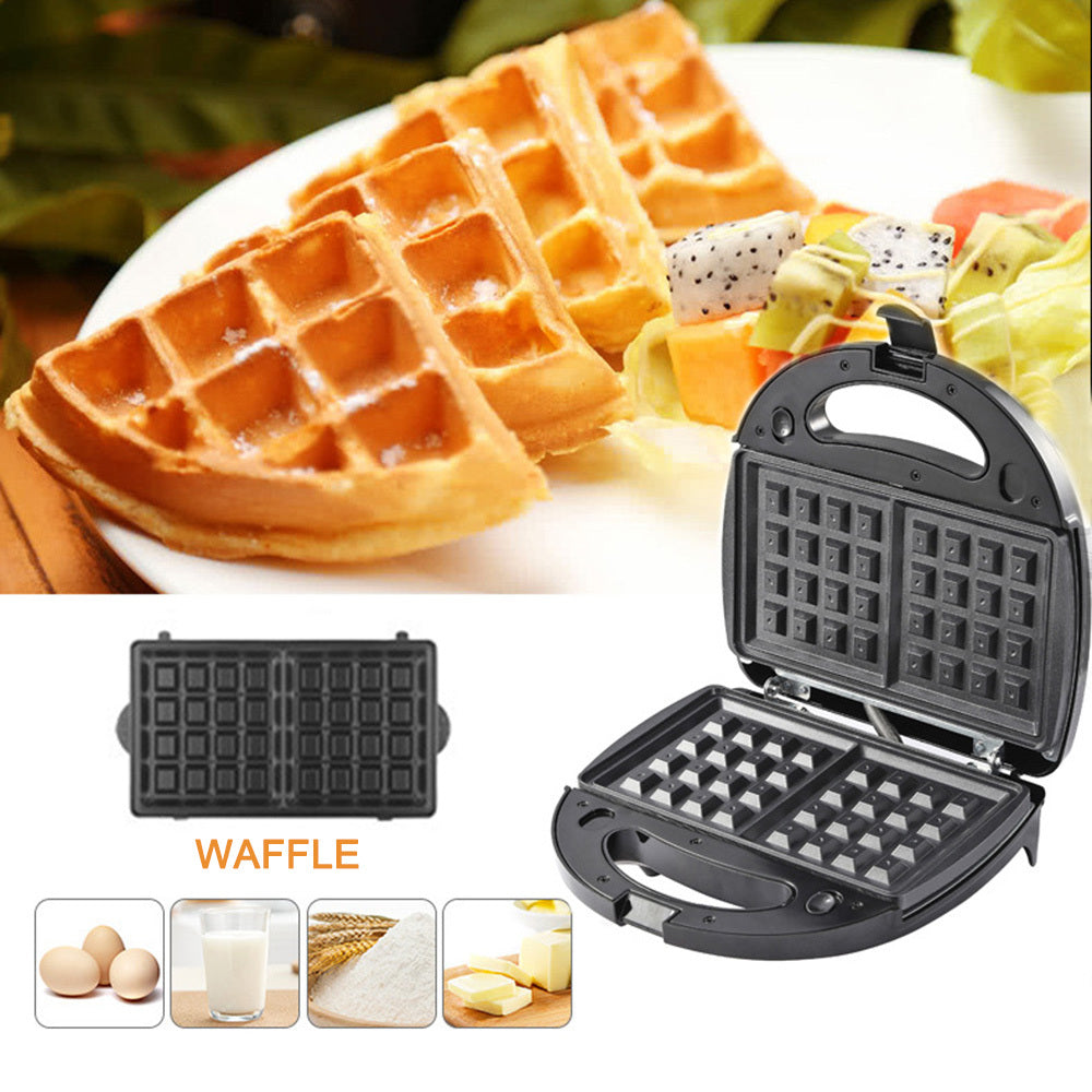 6-in-1 Multifunctional Waffle & Sandwich Breakfast Maker |Super Trendz