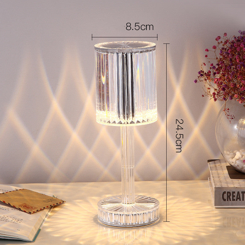 Crystal Table Lamp | Romantic LED Light for Home Décor | Super Trendz