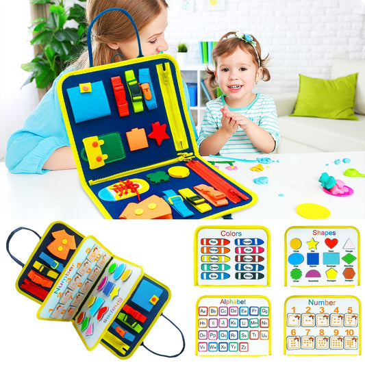 New Busy Book | Interactive Sensory Learning Toy | Super Trendz