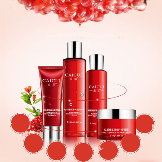 Pomegranate Moisturizing Skin Care Set | Glow Naturally | Super Trendz