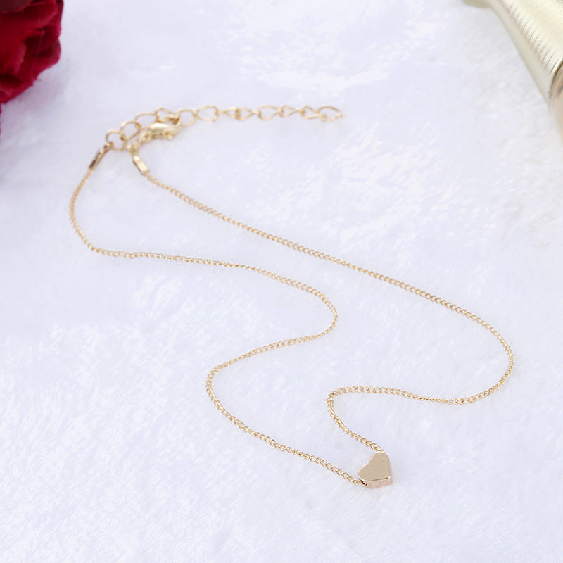 Gold Double-Sided Love Pendant Necklace | Valentine's Day | Super Trendz