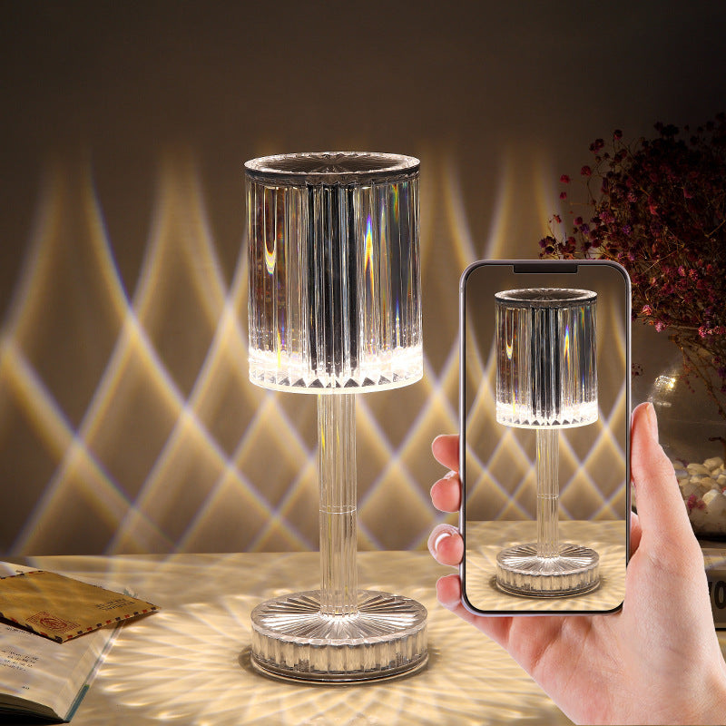 Crystal Table Lamp | Romantic LED Light for Home Décor | Super Trendz