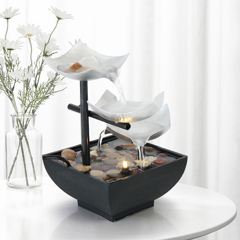 Elegant Flowing Water Ornaments| Fountain for Home Décor| Super Trendz