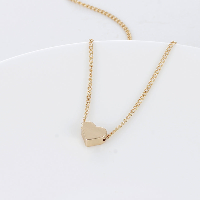 Gold Double-Sided Love Pendant Necklace | Valentine's Day | Super Trendz