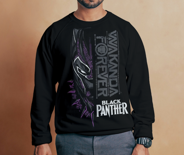 Black Panther Wakanda - Marvel Graphic Sweatshirt | Super Trendz