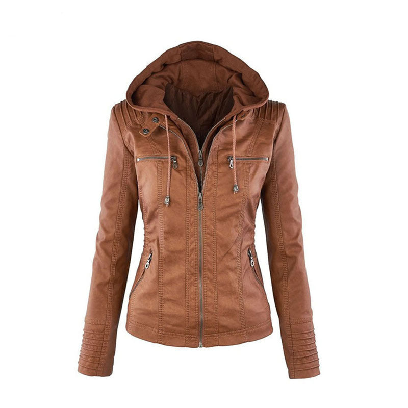 Women's Short PU Leather Jacket | Trendy & Stylish | Super Trendz