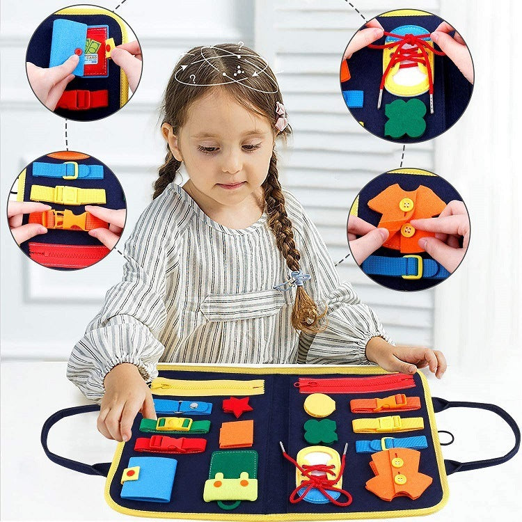 New Busy Book | Interactive Sensory Learning Toy | Super Trendz