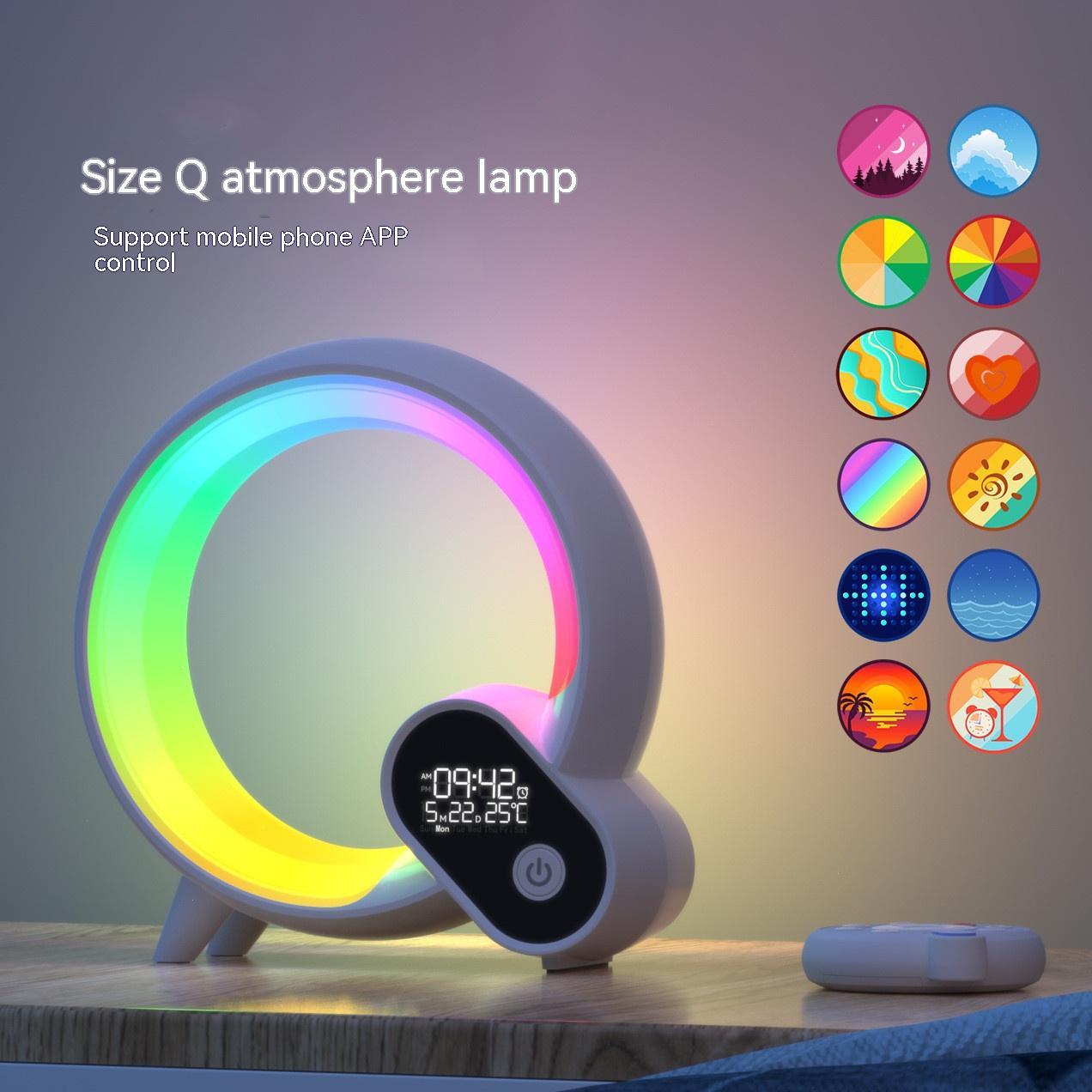 Creative Q Light Alarm Clock| Bluetooth Audio & Lighting| Super Trendz