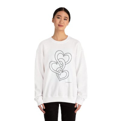 Winter Sweatshirt for Women | Double Heart Streetwear | Super Trendz